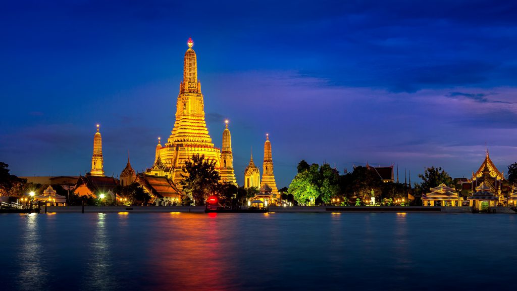 Wat Arun temple in Bangkok, Thailand.